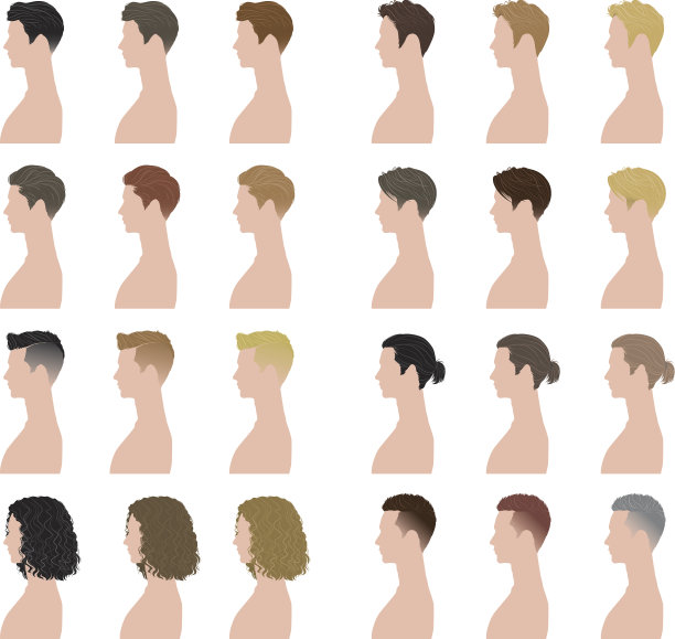 男人的发型图片下载