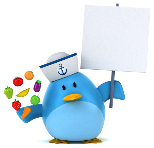 蓝鸟- 3D插图图片下载