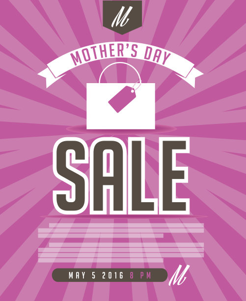 母亲节销售突发EPS 10矢量背景图片下载