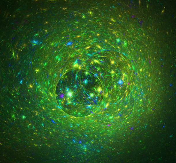 三维抽象分形插画背景创意设计图片下载