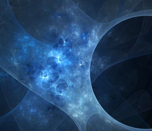 三维抽象分形插画背景创意设计图片下载