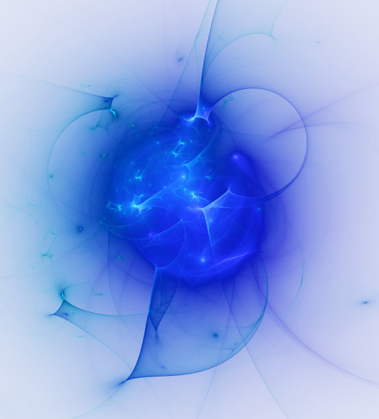 三维抽象分形插画背景创意设计图片下载