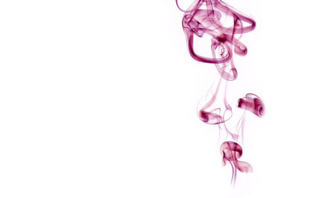 彩色烟雾和白色背景图片下载