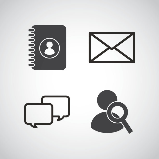 社交媒体平面图标图片下载