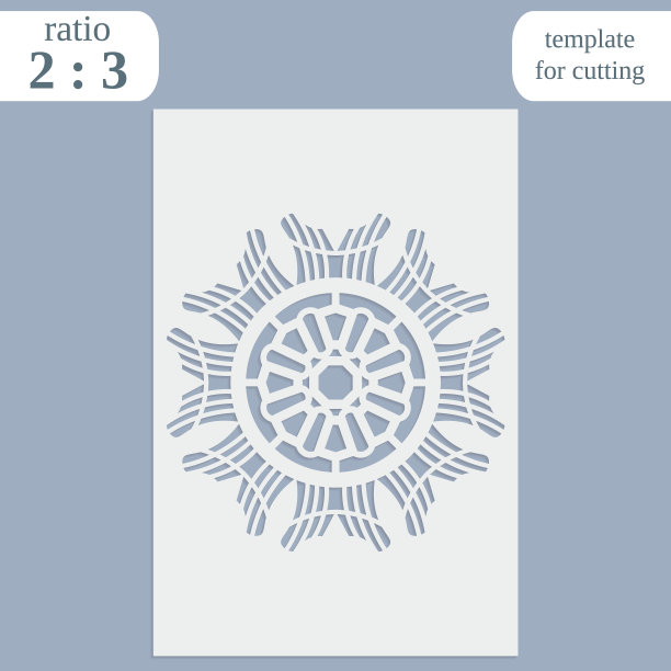 纸开孔贺卡，模板切割，花边邀请，激光切割金属面板，木雕，矢量插图图片下载