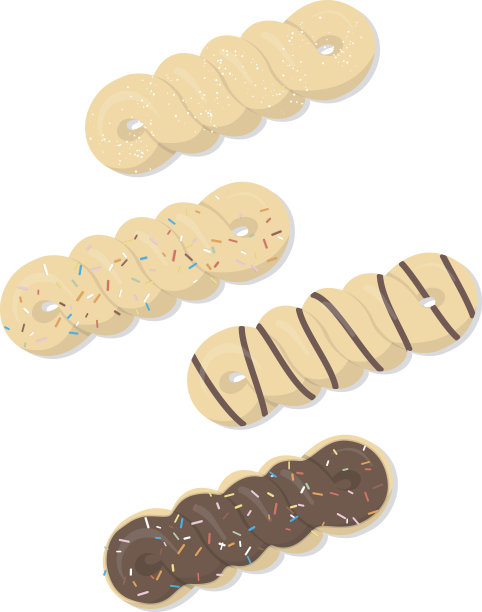 甜蜜的转折甜甜圈图片下载