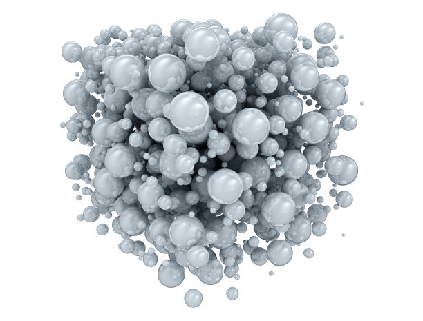 具有反射表面的抽象球体图片下载