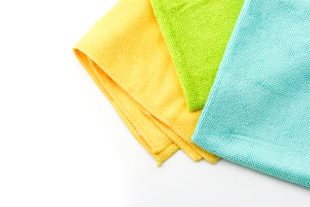 彩色超细纤维清洁布图片下载