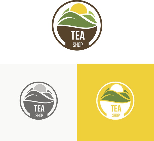 标志灵感的商店，公司，广告与茶。图片下载