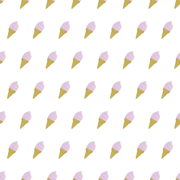无缝图案冰淇淋夏季背景与模板在样本为您的方便。图片下载