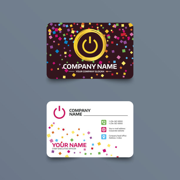 功率信号图标。开关的象征。图片下载