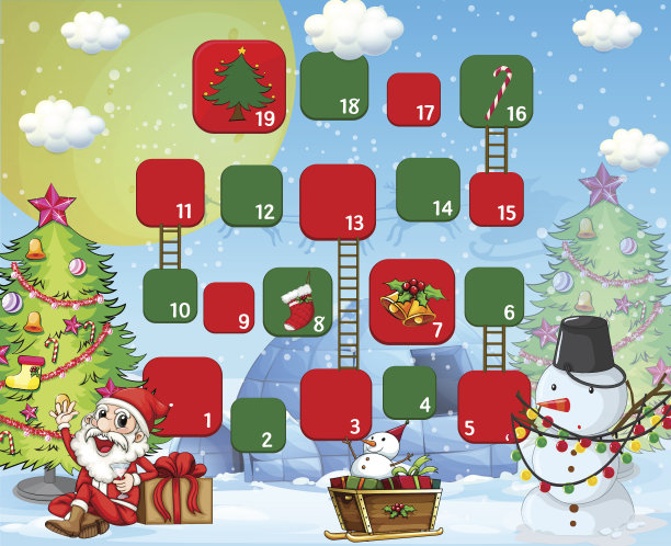 圣诞节插画图片下载