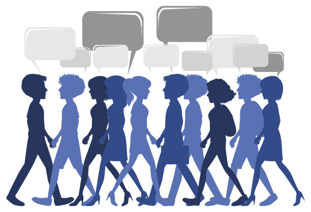 人们带着空洞的呼唤走着图片下载