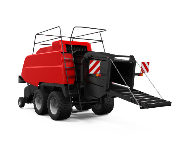 农业打包机孤立图片下载