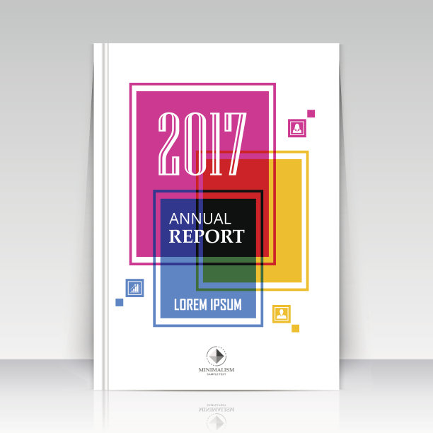 抽象的成分。文本框的表面。宣传册的封面。白色标题表。创意图标图。广告横幅形式纹理。蓝色，黄色，粉色方块图标。传单纤维背景。矢量图图片下载