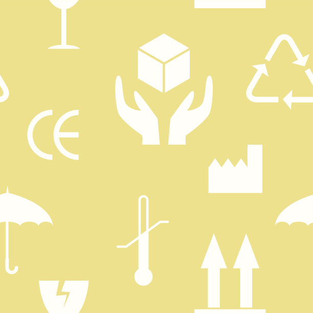 无缝图案与包装符号图片下载