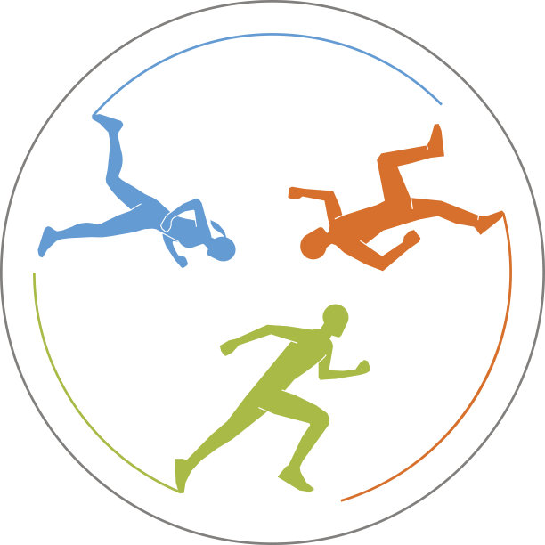 圆形马拉松的标志。矢量符号。图片下载