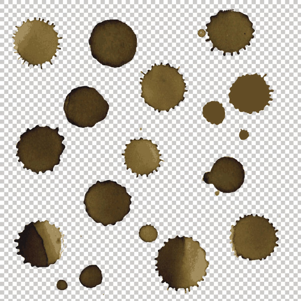 咖啡污渍集图片下载