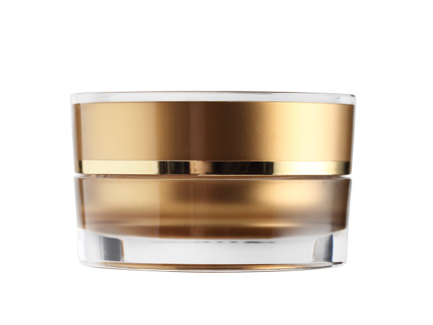 金罐包装隔离在白色背景图片下载