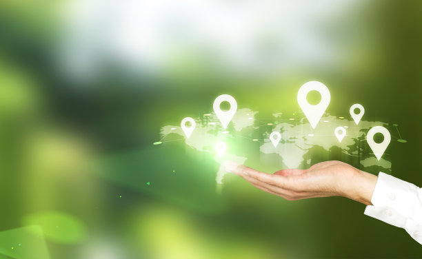 带大头针的旅行概念地图图片下载