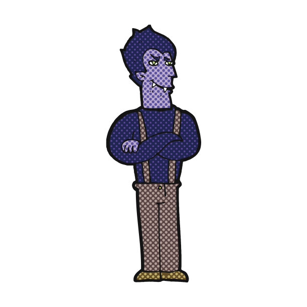 漫画卡通吸血鬼图片下载