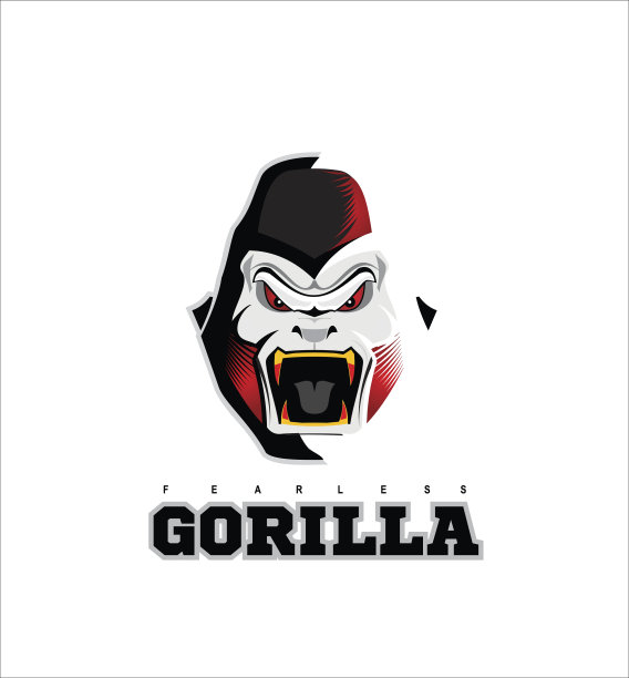 大猩猩。大猩猩的脸。大猩猩的头图片下载