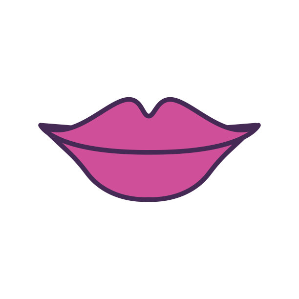 性感女性嘴唇图标图片下载