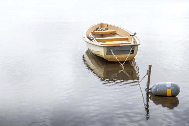 湖上的小船图片下载