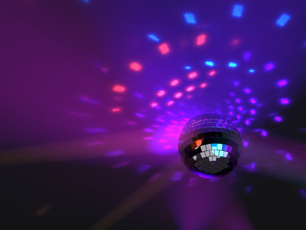 迪斯科舞会灯光背景图片下载
