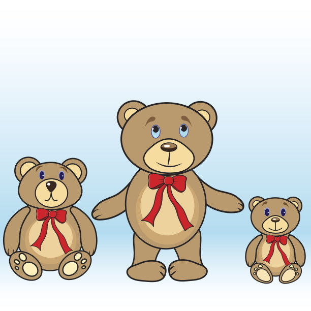 向量中带有熊的牌图片下载