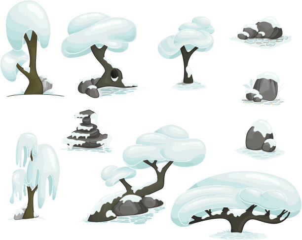 冬天的树组图片下载