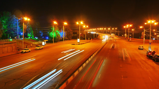 公路夜景图片下载