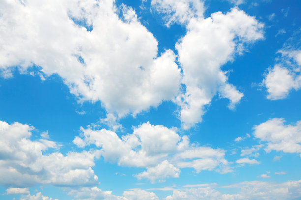 清澈的天空素材图片