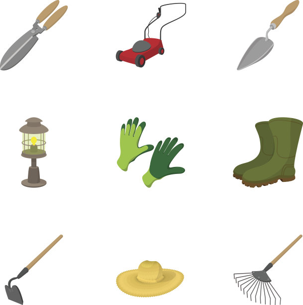 农场图标集，卡通风格图片下载