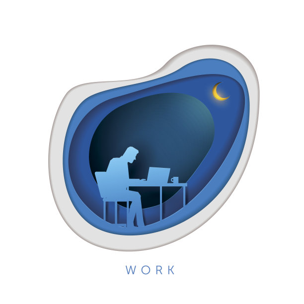 商业概念纸艺术插图。图片下载