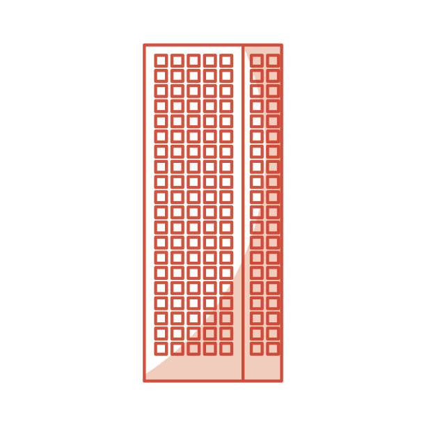 影子红色高楼图片下载