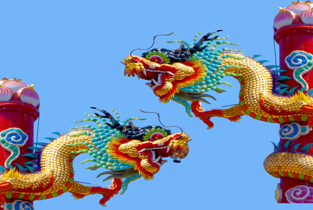 中国龙在泰国图片下载