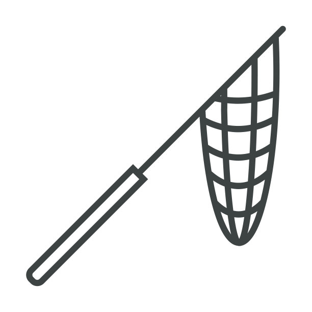 网钓矢量图标图片下载