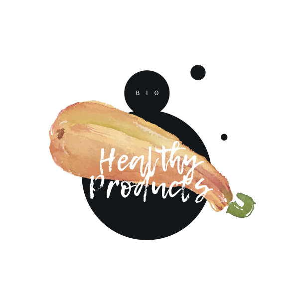 水彩南瓜蔬菜插图新鲜图标设计，海报为餐厅，横幅为素食商店，市场。图片下载