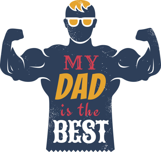 快乐的父亲节。图片下载