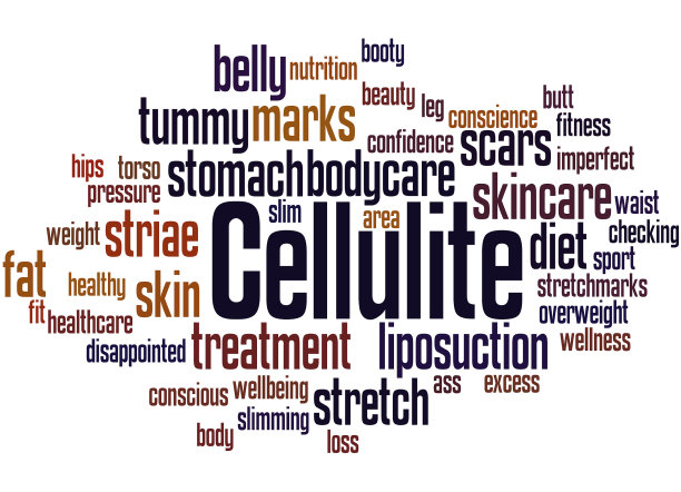 脂肪团，词云概念图片下载
