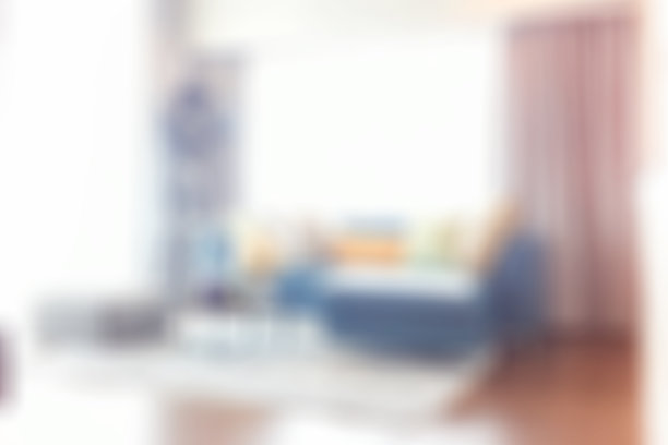 模糊背景现代室内生活空间图片下载