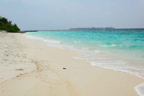 马尔代夫的海滩图片下载