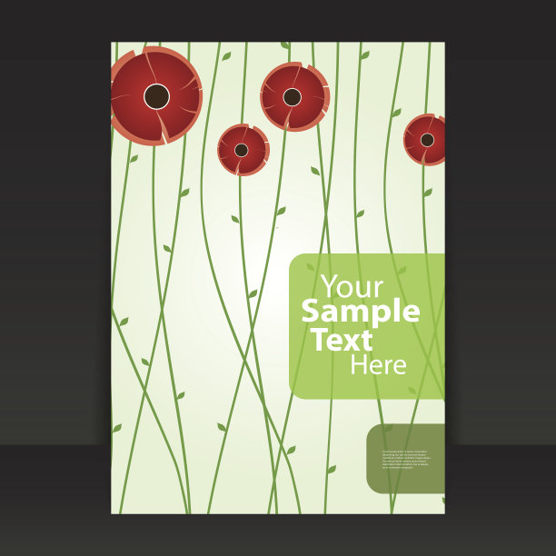 生态宣传册设计模板图片下载