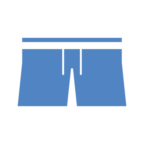 男性泳衣孤立图标图片下载