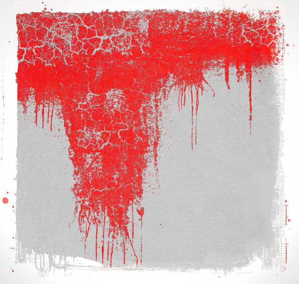 复古红色滴纸纹理背景。图片下载