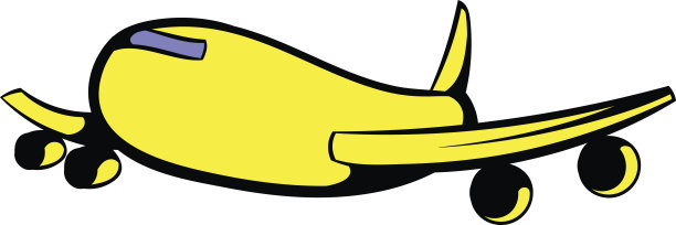 客机图标，卡通图标图片下载
