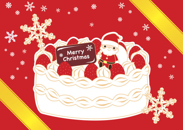 圣诞蛋糕图片下载
