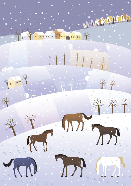 冬天的山图片下载