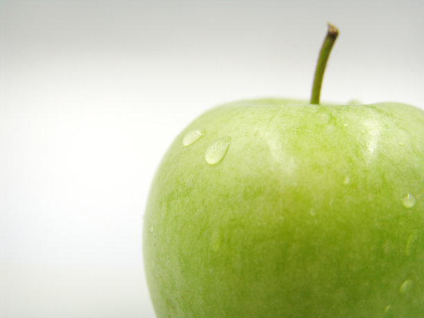 洗青苹果素材图片